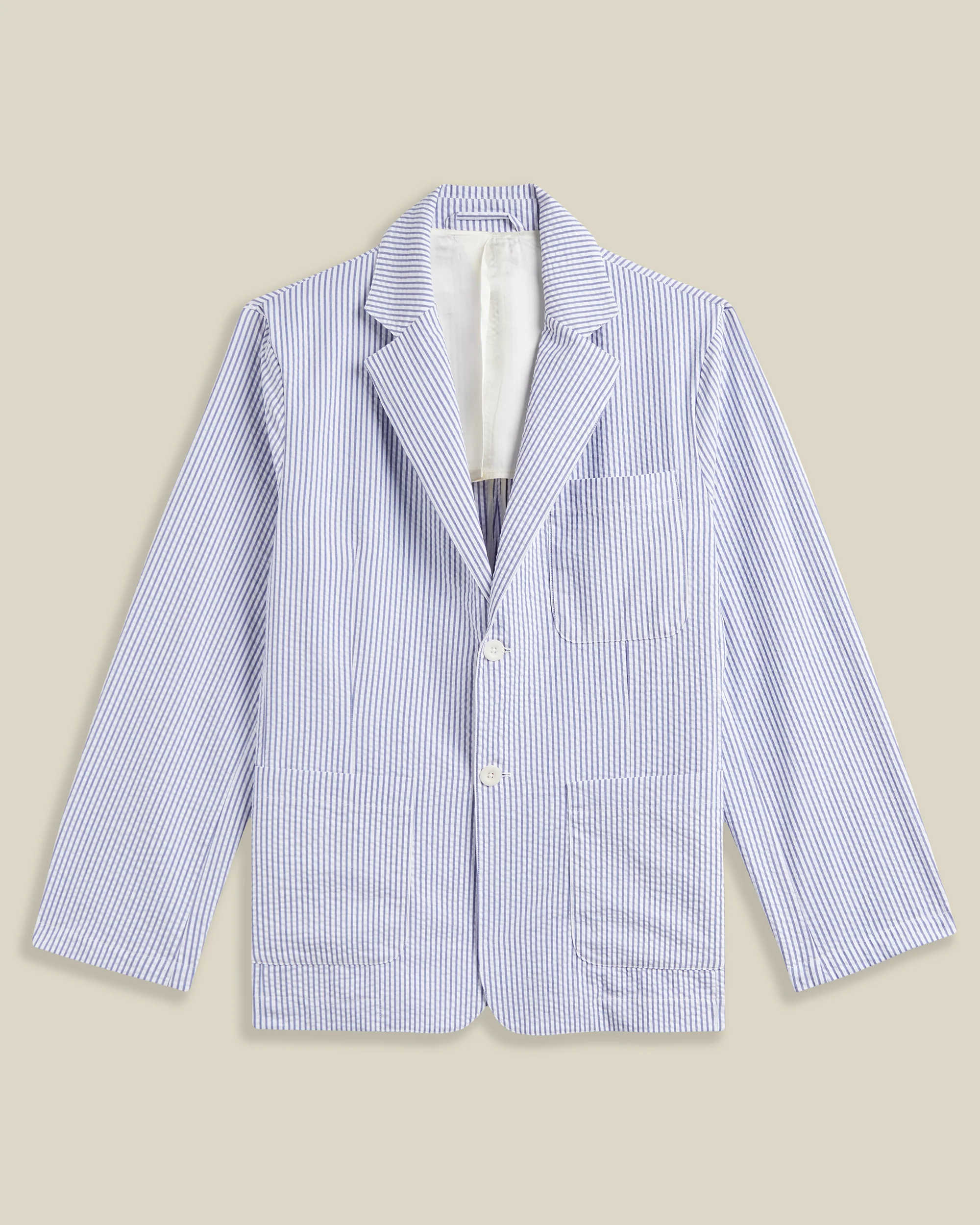 ATLANTICO BLAZER STRIPE - BLUE